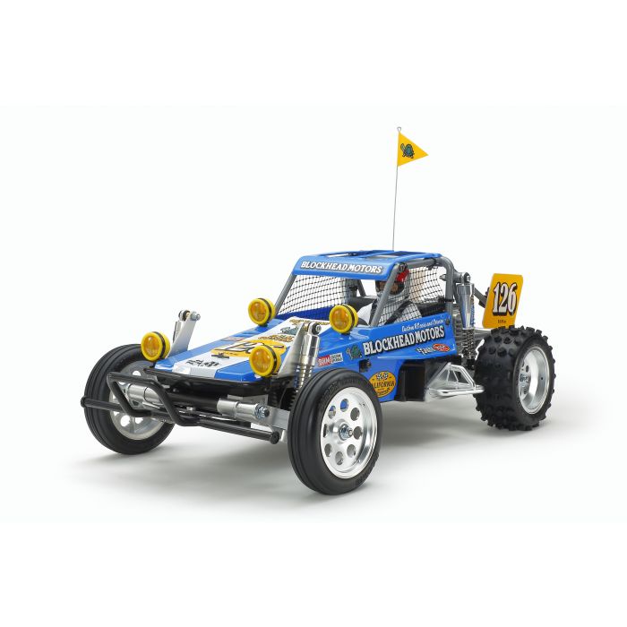 Tamiya 58695A - Voiture radiocommandée "Wild One Offroader" Blockhead Motors - 4 WD Haute performance - 1/10 - à construire - Sans radio-commande/accu/chargeur