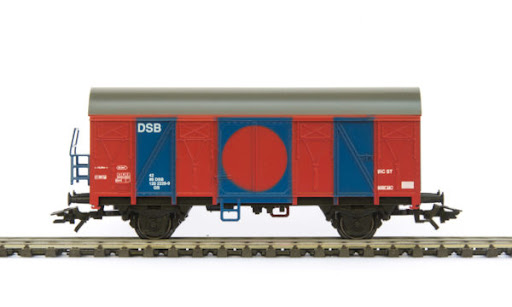 Märklin 4403 - Wagon marchandises couvert - DSB - HO 