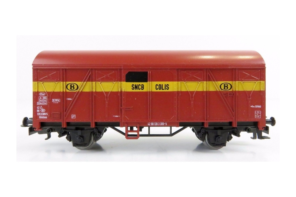 Märklin 4404 - Wagon marchandises couvert - SNCB - HO