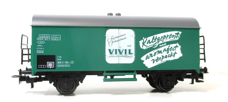 Märklin 4425 - Wagon couvert réfrigérant à 2 essieux  "Vivil" - DB  