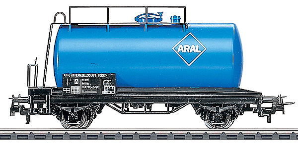 Märklin 4440 - Wagon citerne unifié à 2 essieux - "ARAL"- DB - HO