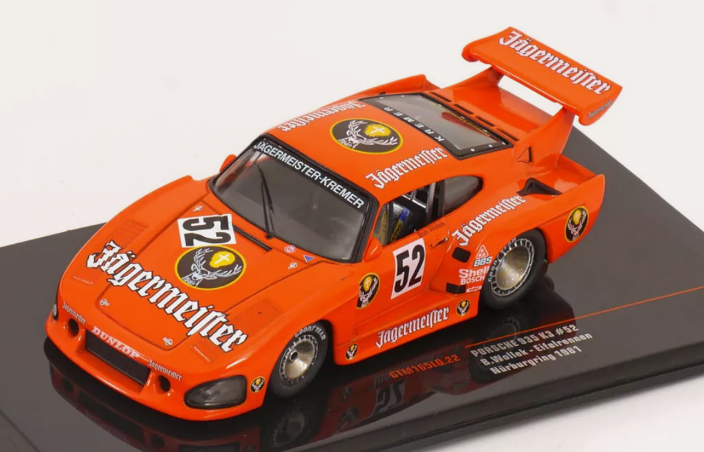 IXO - Porsche 935 K3 - DRM Nürburgring 1981 - Eifelrennen - #52 - B. Wollek - 1/43