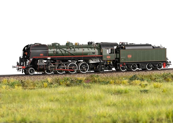 Märklin 38141 - Locomotive vapeur avec tender - série 141 R 1244 - SNCF - MFX - HO 