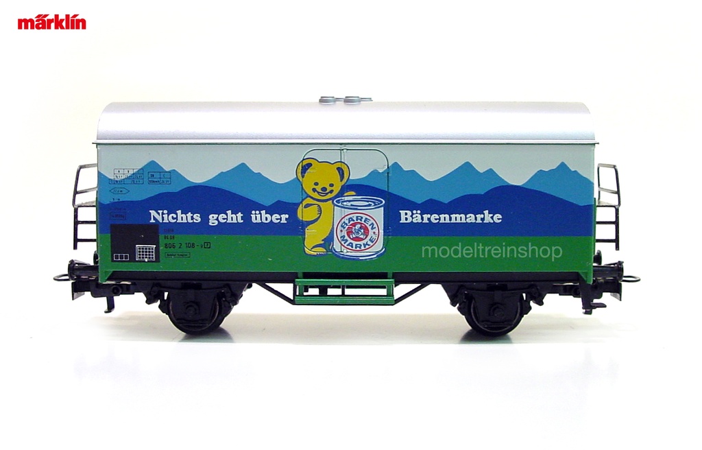 Märklin 4485 - Wagon frigorifique à 2 essieux -"Bärenmarke"- DB - HO