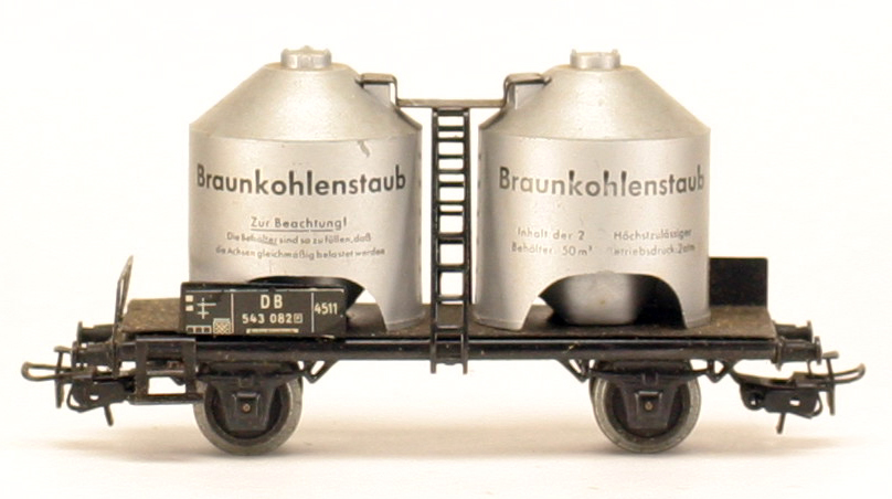 Märklin 4511 - Wagon à charbon pulvérisé  "BraunKohlenstaub - DB - HO