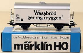 Märklin 4566 - Wagon frigorifique "Wasabröd" - SJ - HO