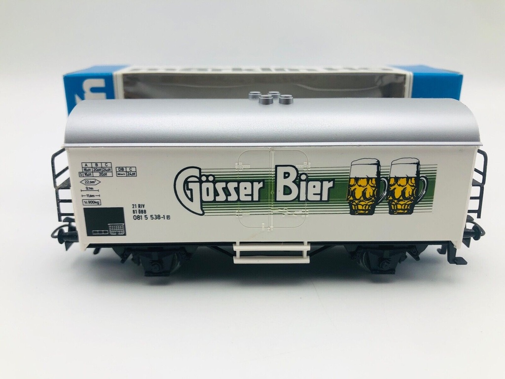 Märklin 4567 - Wagon frigorifique "Gösser Bier" - ÖBB - HO