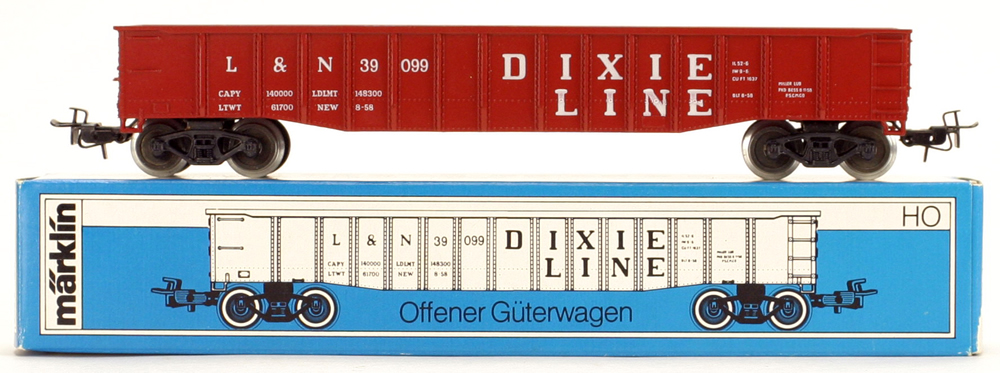 Märklin 4575 - Wagon de marchandises ouvert Gondola "US Dixie Line"- USA - HO