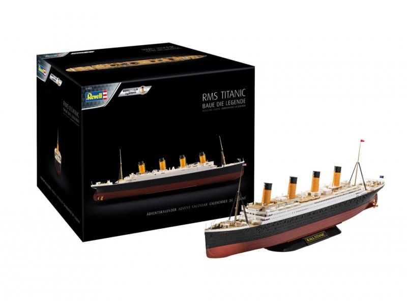 Revell 01038 - Calendrier de l'avent 3D - RMS Titanic - Easy-clic - 1/600