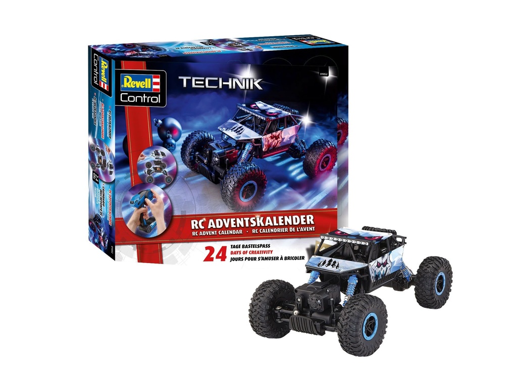 Revell 01052 - Calendrier de l'avent 3D - RC Crawler - 1/18