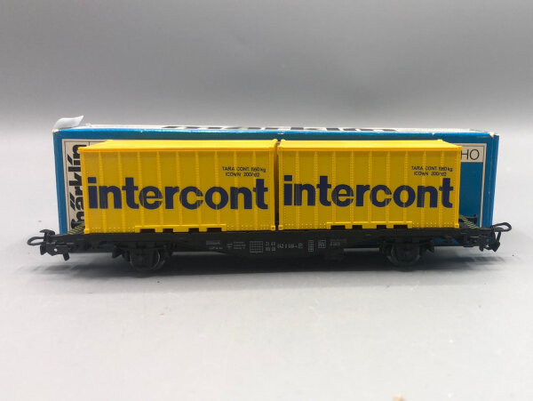 Märklin 4670 - Wagon porte-conteneurs "intercont" - DB - HO