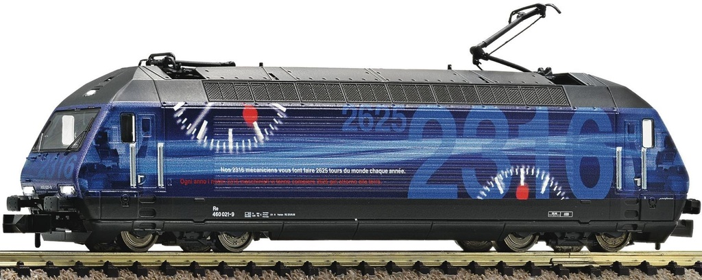 Fleischmann 731307 - Locomotive SBB-CFF - Série 460 021-9 "2316 mécaniciens / 2625 tours du monde" - N - (Occasion vérifiée)