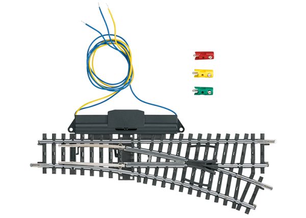 Märklin 2263 - Aiguillage électrique droit de voie K -Longueur 168,9 mm - HO