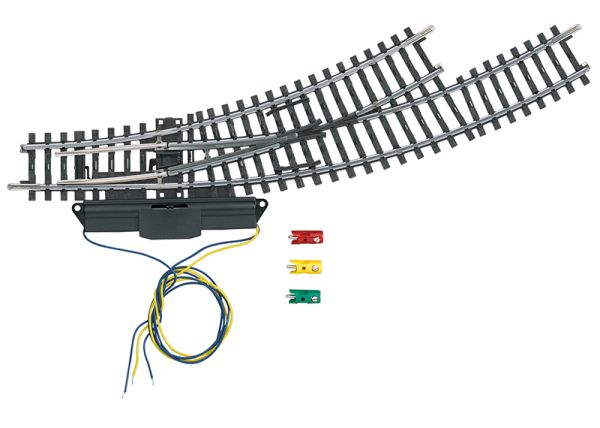 Märklin 2268 - Aiguillage électrique courbe gauche Voie K - Courbe extérieure 30° en parallèle 64,6 mm - HO