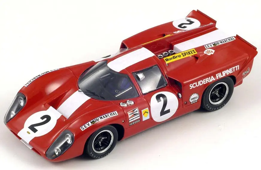 Spark - Lola T70 Mk3B Scuderia Filipinetti - # 2 - Bonnier/Gregory - 24h Le Mans 1969 - 1/18