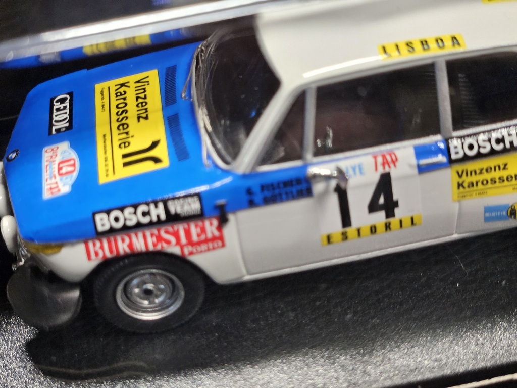 Troféu - BMW 2002 Tii - #14 - 7ème TAP Rally 1974 -  G. Fischer/H. Gottlieb - 1/43 - édition limitée 1/150 pcs