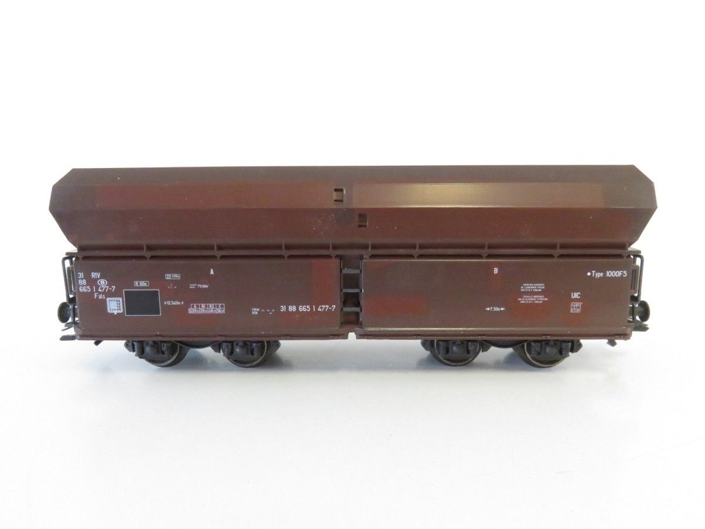 Märklin 4705 - Wagon à déchargement automatique - SNCB - HO