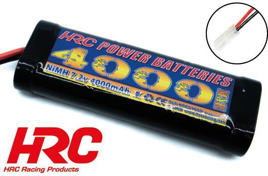 HRC - Accu NiMH 6 cells - 7.2V - 4000 mAh - Tamiya plug