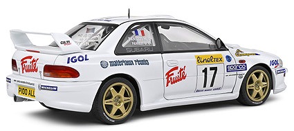 Solido Subaru Impreza S5 WRC - #17 - G. Panizzi/H. Panizzi - Rallye de Monte Carlo 1999 - 1/18