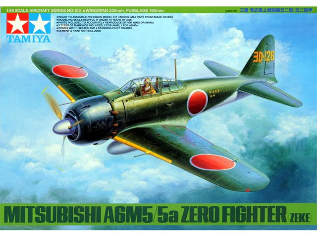 Tamiya 61103 - Mitsubishi A6M5/5a Zero Fighter (Zeke) - 1/48