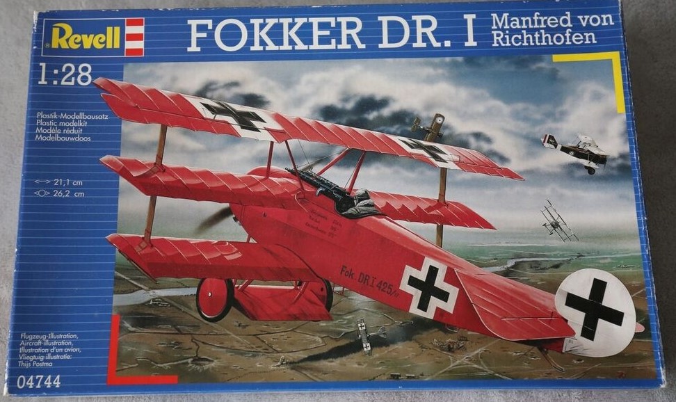 Revell 04744 - Fokker DR.I Richthofen - 1/28 - 26.2 cm envergure 