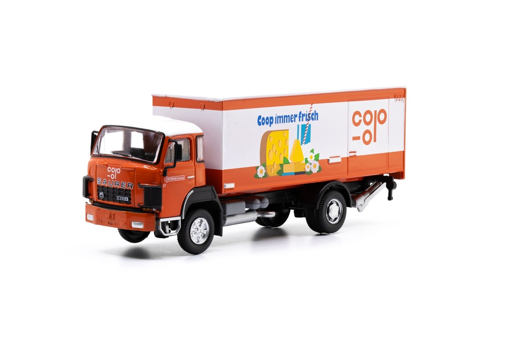 ACE Saurer D290B F4x2 - Frigo Coop - Fromage - 1/87