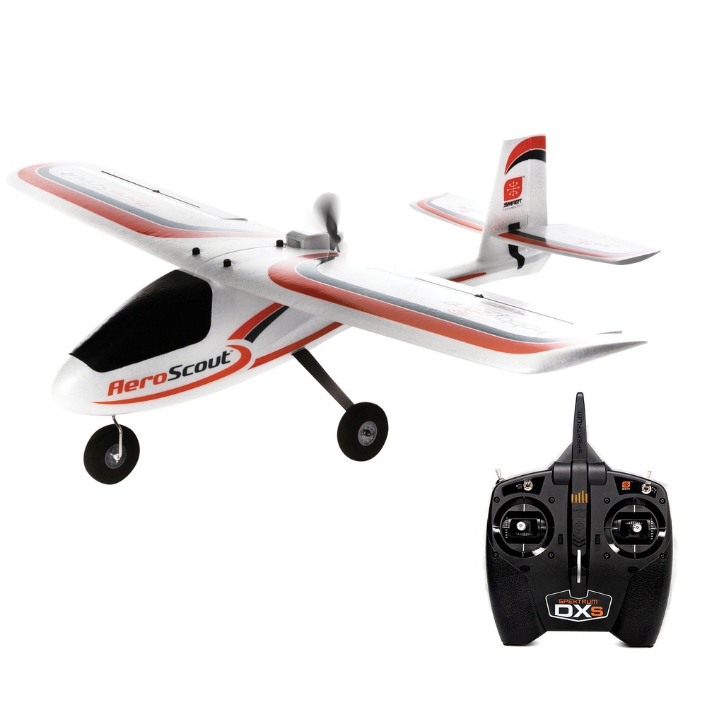 Hobby Zone - Avion Aeroscout S2 - 1095mm - 2.4 Ghz - 4 channel - Safe technology - Ready to fly - Sans accu/chargeur