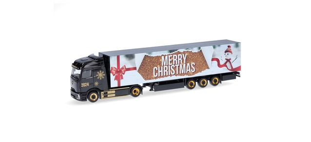 Herpa 318310 - Mercedes-Benz eActros 600 Ko-Sz "Merry Christmas" - 1/87