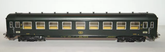 Märklin 4069 - Voiture-couchettes - 2ème classe série 14000 - SNCB (sans aménagement intérieur) - HO