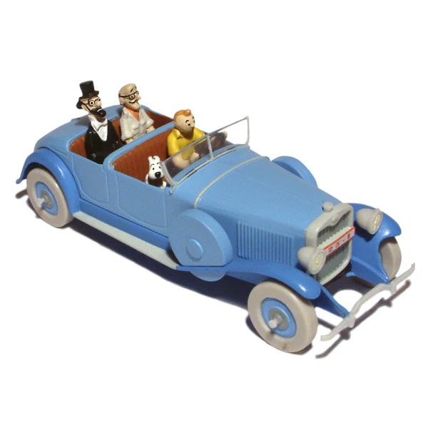 En voiture Tintin - Le Lincoln Torpedo des "Cigares du Pharaon (1955)" - (Occasion vérifiée)