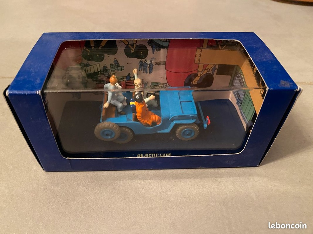 En voiture Tintin - La Jeep d' "Objectif Lune (1953)" - (Occasion vérifiée)