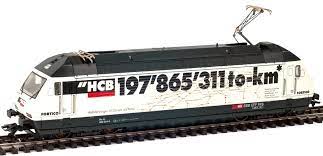 [MAR-34616] Märklin 34616 - Locomotive électrique "HCB 197'865'311 to-km" - Serie 460 - SBB-CFF - HO