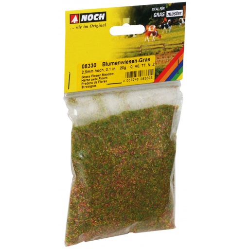 [NOC-08330] Noch 8330 - Herbes Pré en fleurs 2.5mm - 20 g