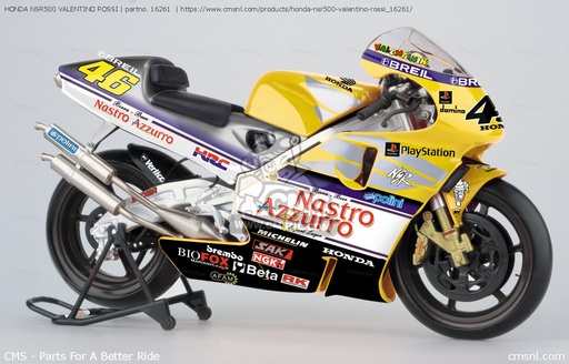 [GUI-16261] Guiloy - Honda NSR 500 - Valentino Rossi - Team Nastro Azzurro - 1/6