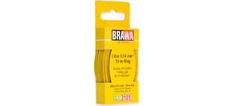 [BRA-3101] Brawa 3101 - Fils jaune 0.14 mm2 - rouleau de 10 mètres