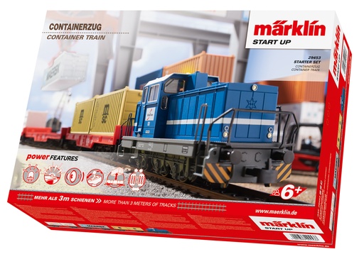 [MAR-29453] Märklin 29453 Coffret Start Up digital - Train container avec locomotive diesel - HO