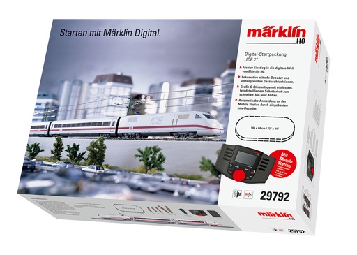 [MAR-29792] Märklin 29792 Coffret départ numérique "ICE 2" HO