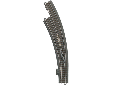 [MAR-24771] Märklin 24771 - Aiguille enroulée à gauche  droit -R3 - 515mm - 30 degrés - HO