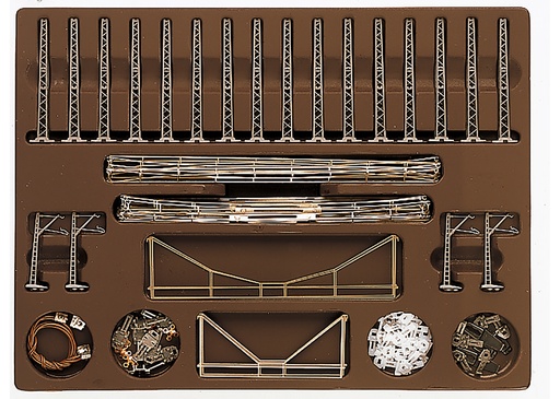 [MAR-8199] Mini-Club 8199 - Set de ligne aérienne pour train électrique voie Z - O/T1+T2+T3