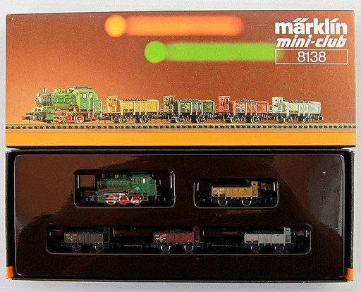 [MAR-8138] Mini-Club 8138 - Composition tractée de wagons à charbon "Z"