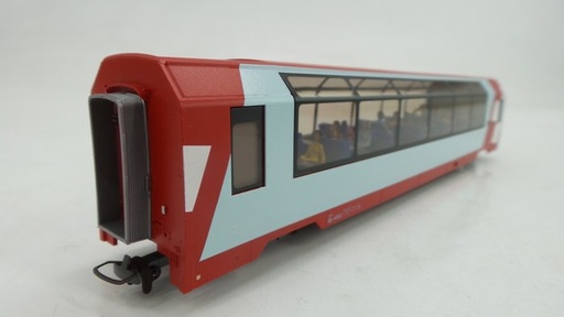 [BEM-3289 272] Bemo 3289 272 - Wagon Panoramique MGB Bp 4062 "Glacier-Express" avec personnages - HOm