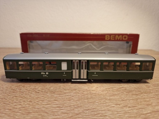 [BEM-3284 108] Bemo 3284 108 - Wagon voyageurs RhB B 2338 - HOm