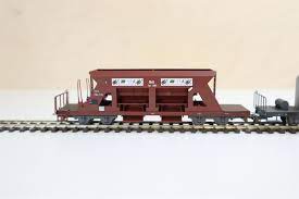 [BEM-2287 107] Bemo 2287 107 - Wagon transport de gravier "BAS" RhB Fad 8707 - HOm