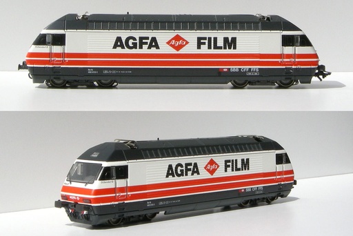 [HAG-280 092 50 Agfa Film] HAG 280 092-50 - Locomotive Re 460 SBB - "Agfa Film" - HO