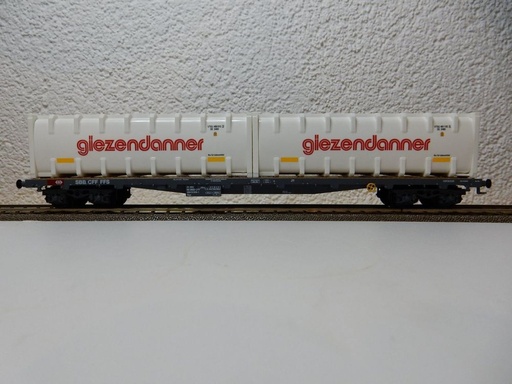 [HAG-357 Giezendanner] HAG 357 - SBB Wagon conteneur en vrac "Giezendanner" - DC - HO