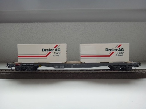 [HAG-372 Dreier] HAG 372 - SBB Wagon transport mobile "Dreier" - AC - HO