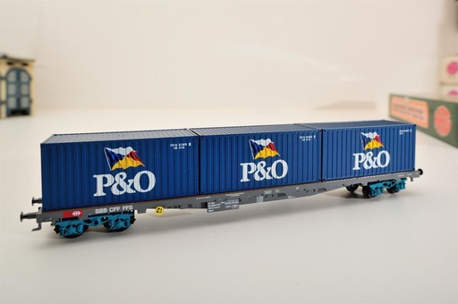 [HAG-367 P&O] HAG 367 - SBB Wagon "Container de sécurité 20" P&O - DC - HO