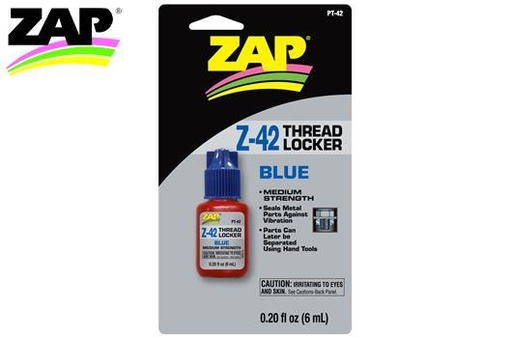 [HRC-ZPP42] ZAP 42 - Colle Frein Filet Z-42 Bleu medium - 6 ml