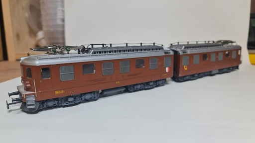 [HAG-242 BLS 2 moteurs] HAG - 242 - Locomotive double Ae 8/8 BLS (2 moteurs) - HO