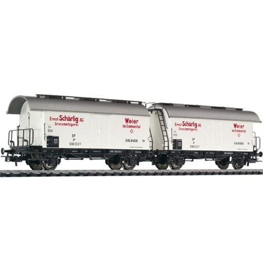 [LIL-L240151] Liliput L240151 - Set 2 Wagons Frigorifiques "Ernst Schärlig AG" - HO